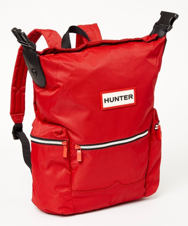Military Red Top-Clip Large Backpack