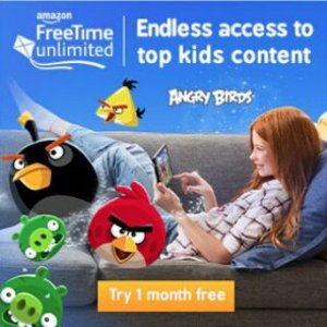 Amazon FreeTime Unlimited 全功能儿童订阅服务 包含超过15000个游戏、视频、图书等资源