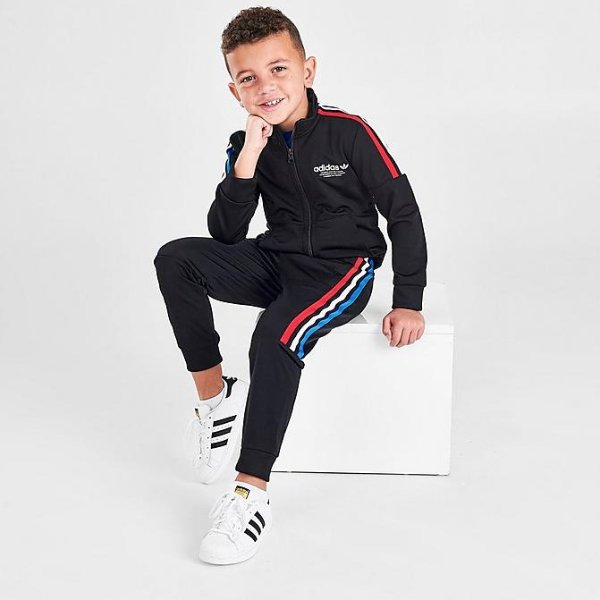 Boys' Toddler and Little Kids' adidas Originals Tri-Color Track Suit