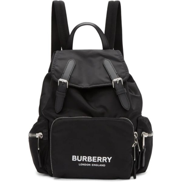 Burberry - Black Medium Nylon Rucksack