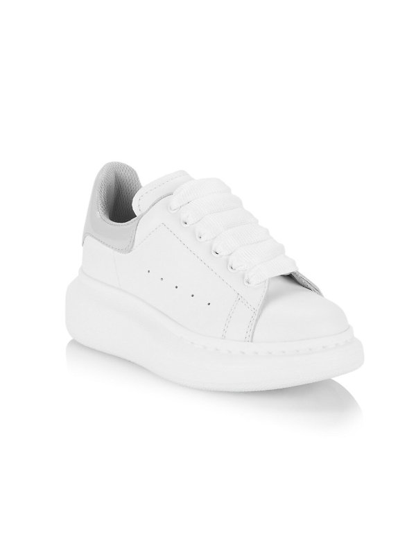 Kid's Leather Low-Top Sneakers