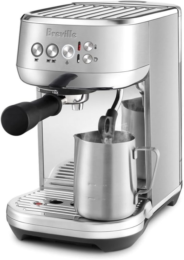 BES500BSS Bambino Plus Espresso Machine, Brushed Stainless Steel