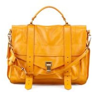  Proenza Schouler	PS1 Large Satchel Bag, Krisna Yellow 