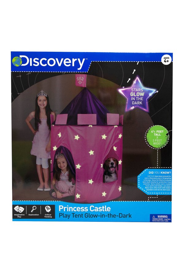 Princess Castle Glow in the Dark Tent
