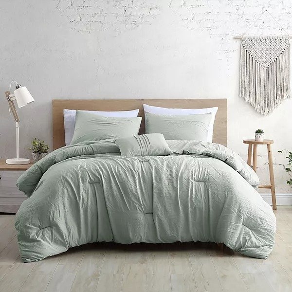 Beck Comforter Set with Coordinating Throw Pillow