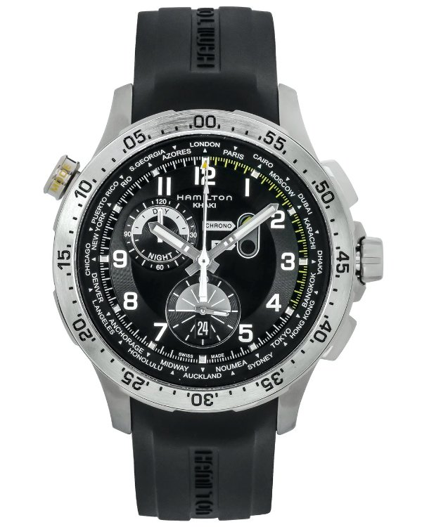 Khaki Aviation Worldtimer Chronograph Quartz Men's Watch H76714335