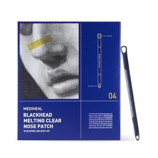 Blackhead Melting Clear Nose Patch, Nose Strips for Blackheads Whiteheads,Pore Melting and Soothing Sheets,3 Step Kit, Vegan Sheets, Blackhead Remover Tool Included (4 pack)