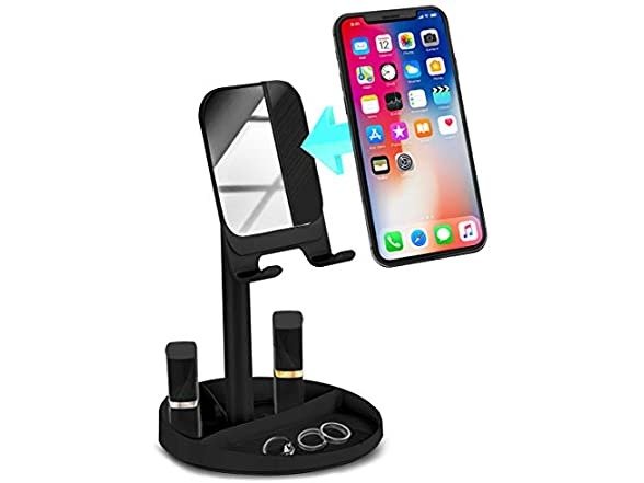 Solid Stand with Mirror for Phones & Tablets (Your Choice: Color)
