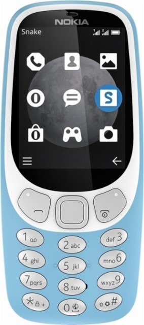 - 3310 Cell Phone (Unlocked) - Azure