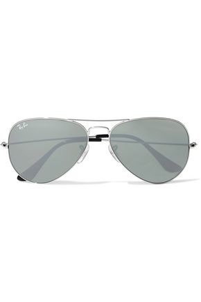 Aviator-style metal sunglasses