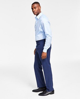 Men's Classic-Fit UltraFlex Stretch Check Dress Pants