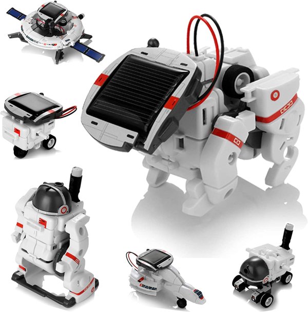 Batlofty 6合1太阳能机器人玩具套装