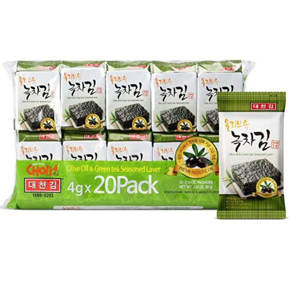 Daechun Seaweed Snacks Pack of 20