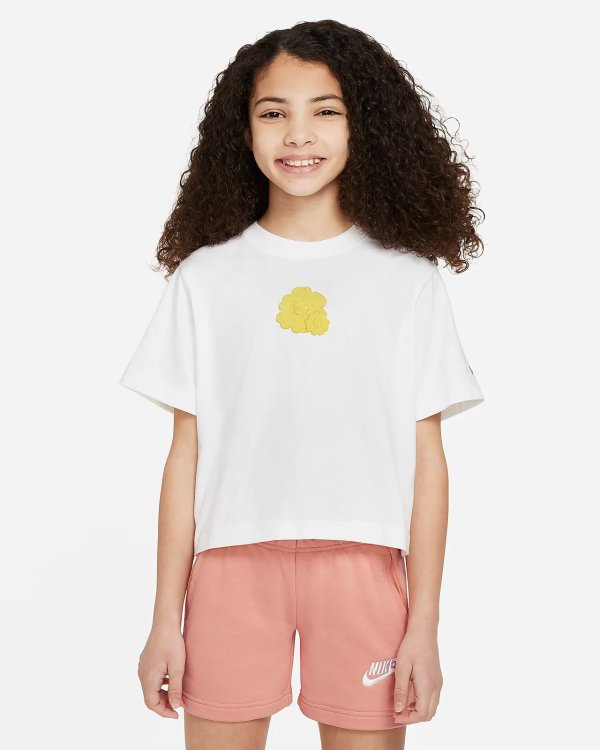 Sportswear Big Kids' (Girls') Boxy Mama T-Shirt..com