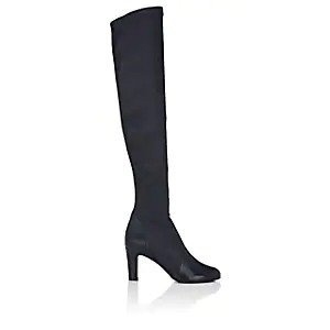 Stretch-Leather Knee Boots Stretch-Leather Knee Boots