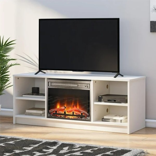 Fireplace TV Stand for TVs up to 55"