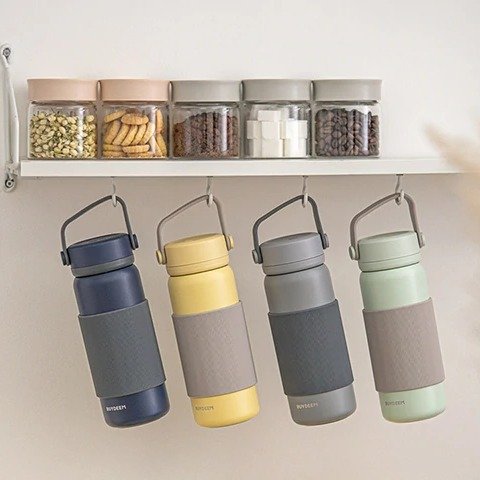 BUYDEEM CD1011 Stainless Steel Water Bottle with Removable Tea Infuser