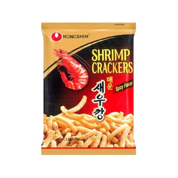 Korean NONGSHIM Agricultural Core Classic Crispy Delicious Shrimp Strips 75g