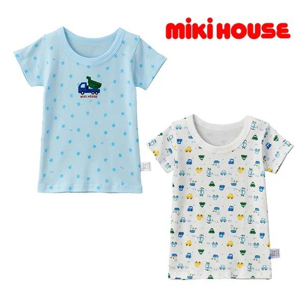 & truck ☆ short sleeves T-shirt set <two pieces of one set> (80cm - 130cm)