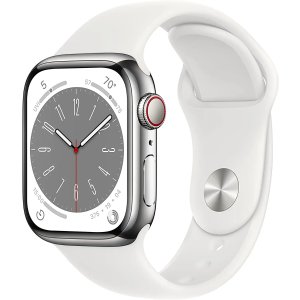 史低价：Apple Watch Series 8 GPS + Cellular 41mm 白色