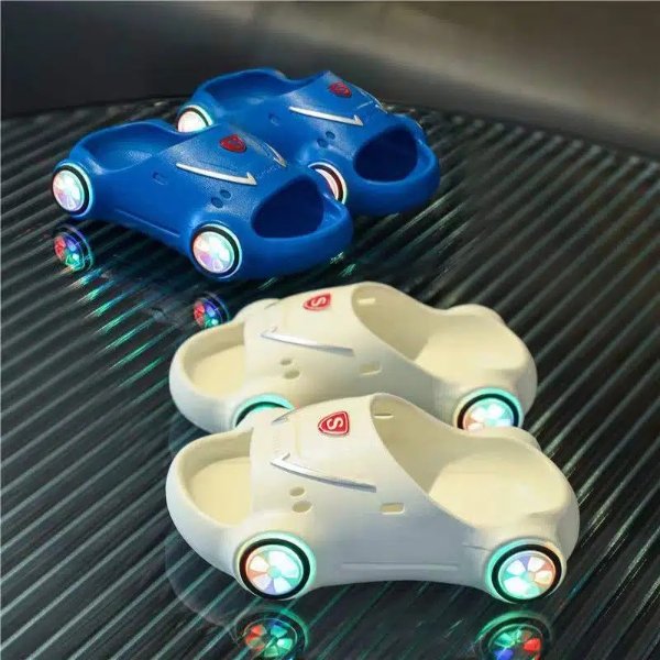 Baby Boys Anti-slip Soft-soled Slippers With Cartoon Bus Design | Don't Miss These Great Deals | Temu