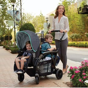 史低价：Graco Modes Duo 双人童车 从婴儿到大童都适用