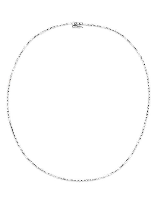 Diamond Tennis Necklace in 14K White Gold, 2.0 ct. t.w.