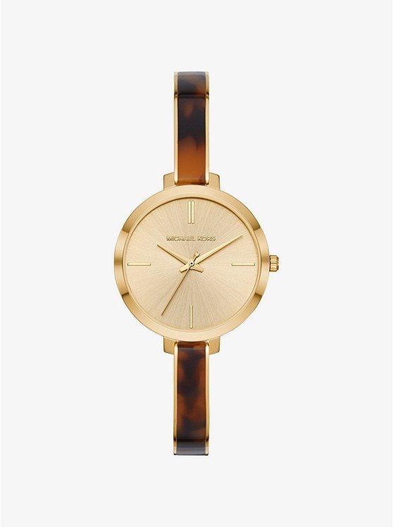 Jaryn Gold-Tone and Acetate Watch