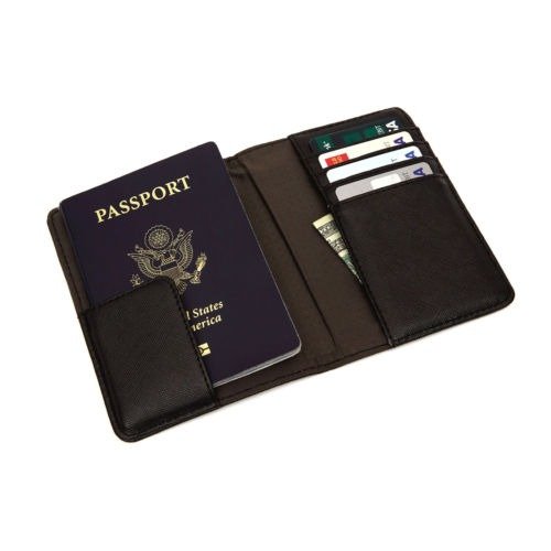 RFID Passport Wallet Black - Luggage