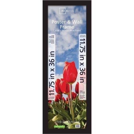 12x36 Wide Gallery Poster and Picture Frame, Black - Walmart.com