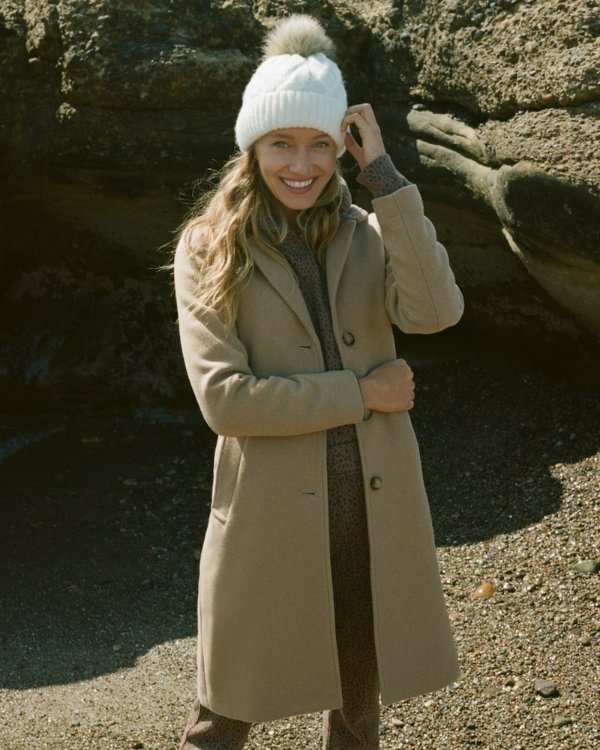 Women's Wool-Blend Dad Coat | Women's Clearance | Abercrombie.com