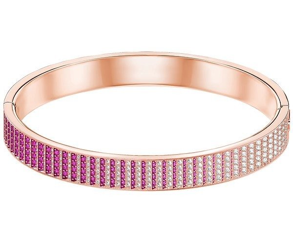 | Luxury Bangle, Pink, Rose gold plating