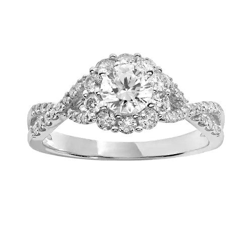 Diamond Engagement Ring in 14k White Gold (1 ct. T.W.)