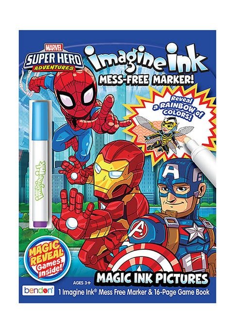 Marvel Super Hero Imagine Ink Coloring Book