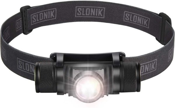 SLONIK 500流明可充电防水照明头灯