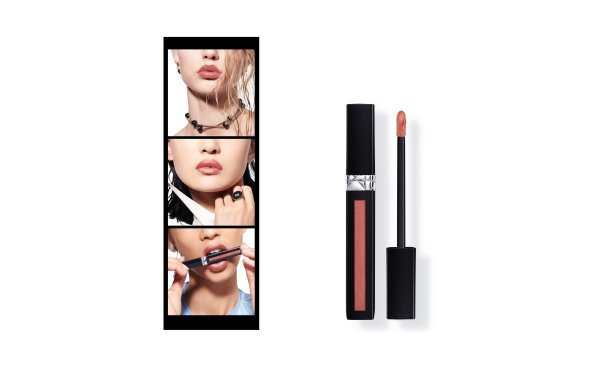 Rouge Dior Liquid – Liquid Lip Stain. Intense couture colour. Extreme long-wear. 3 effects: matte, metal, satin by Christian Dior
