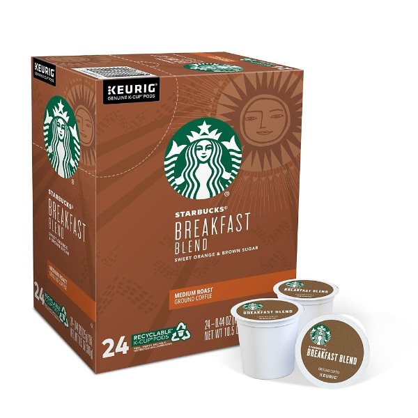Starbucks 早餐咖啡 中度烘焙 24颗粒