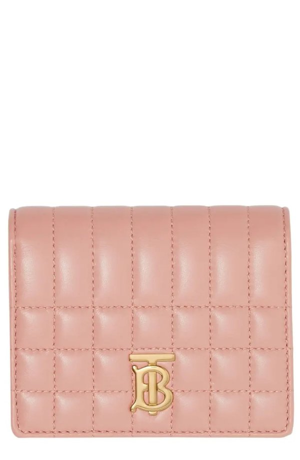 Lola Quilted Leather Trifold Wallet