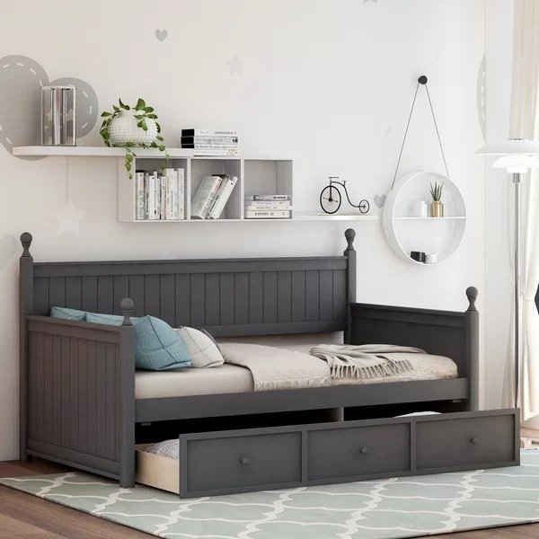 Ayvar Twin Daybed with TrundleAyvar Twin Daybed with TrundleRatings & ReviewsQuestions & AnswersShipping & ReturnsMore to Explore