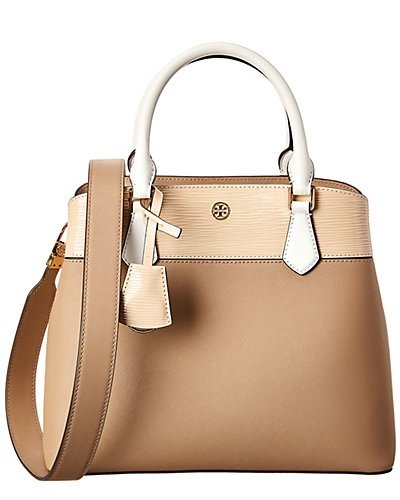Robinson Colorblocked Triple Compartment Leather Tote