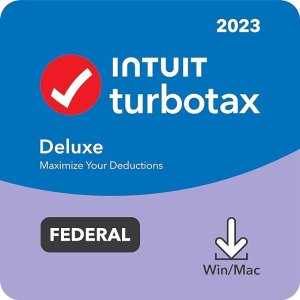 TurboTax豪华+联邦版 2023 Tax Software, Federal Tax Return [Amazon Exclusive] [PC/Mac Download]