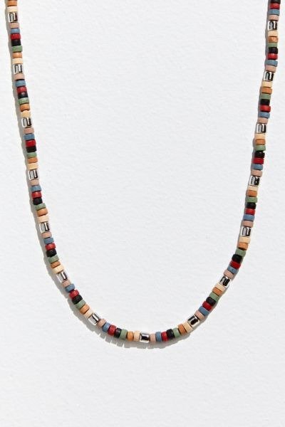 Multicolor Beaded Clasp Necklace