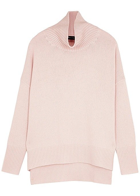 Heidi light pink cashmere jumper