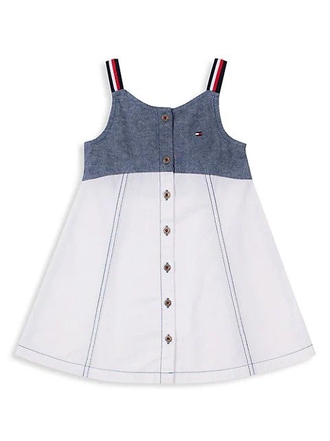 Little Girl's Colorblock Cotton Dress