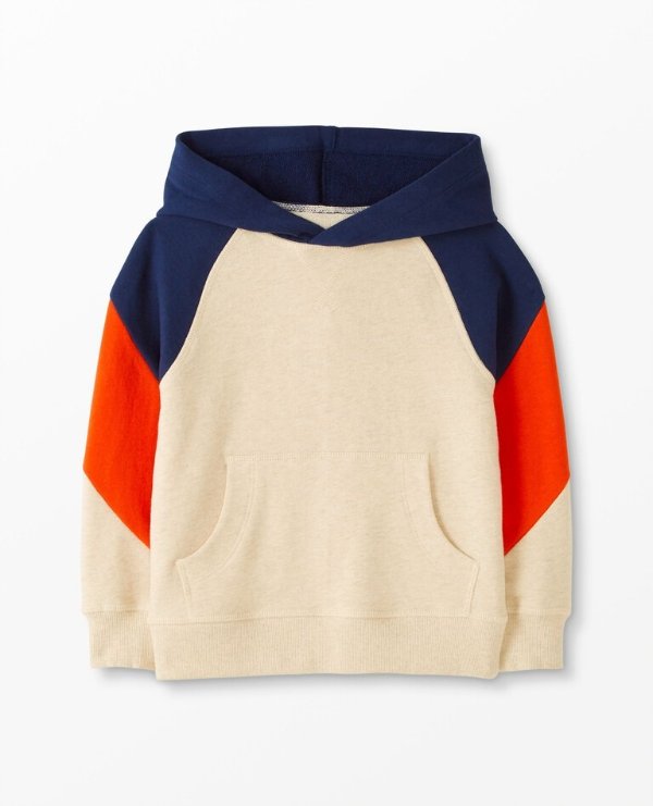 Colorblock Hoodie In French Terry