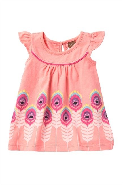 Feather Graphic Dress (Baby Girls)