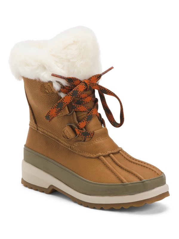 Insulated Waterproof Leather Boots