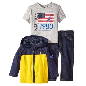 Nautica Baby Boys' 3 Piece Set Shell Jacket Outerwear Set