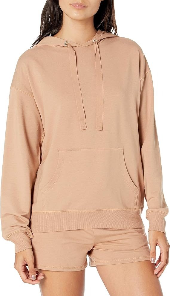 The Drop Women's Remi Loose French Terry Long-Sleeve Hoodie Sweatshirt