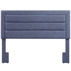 FirsTime and Co Gray Full/Queen Linen Upholstered Headboard